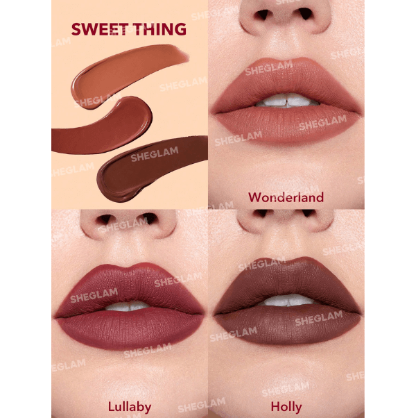 Sheglam Matte Allure Mini Lip Kit – Liquid Lipstick Set - Image 2