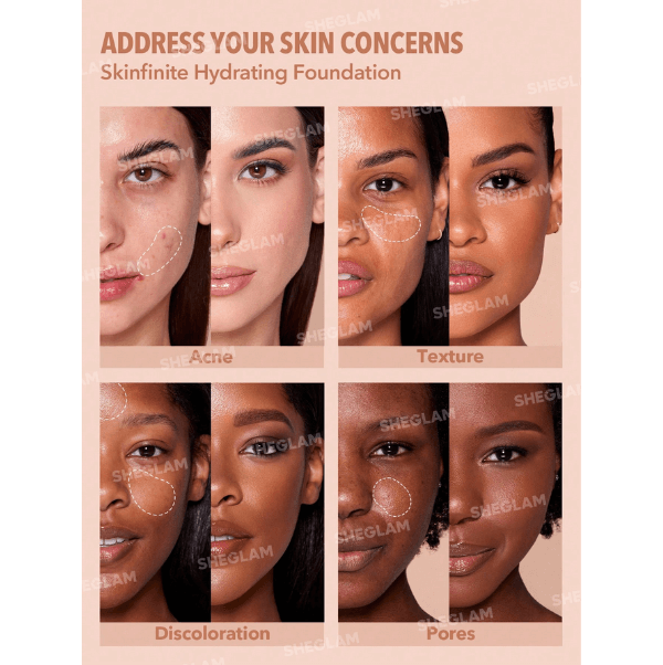SHEGLAM Skinfinite Foundation – Hydrating Formula - Image 3