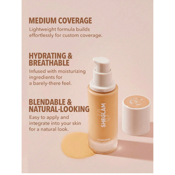 SHEGLAM Skinfinite Foundation – Hydrating Formula - Image 5